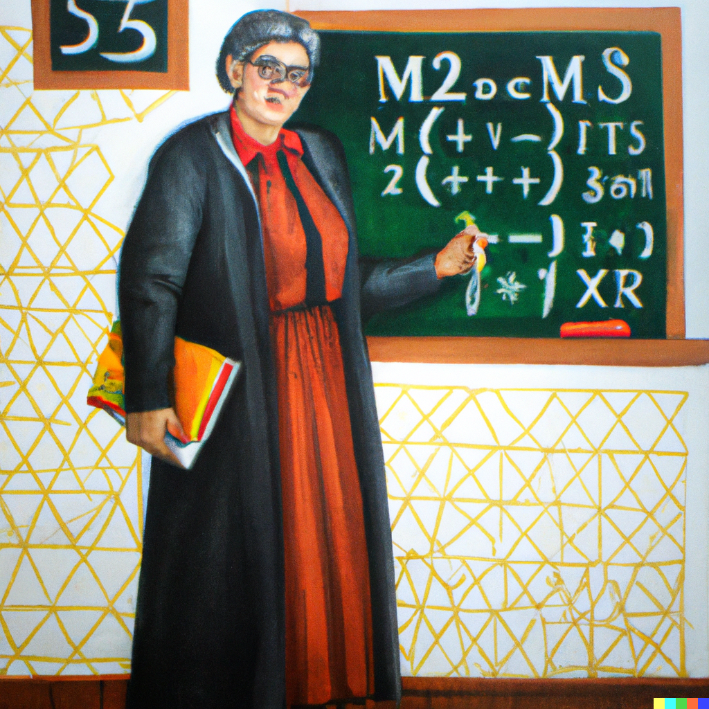 Diego Rivera painting about stats, according to DALL-E