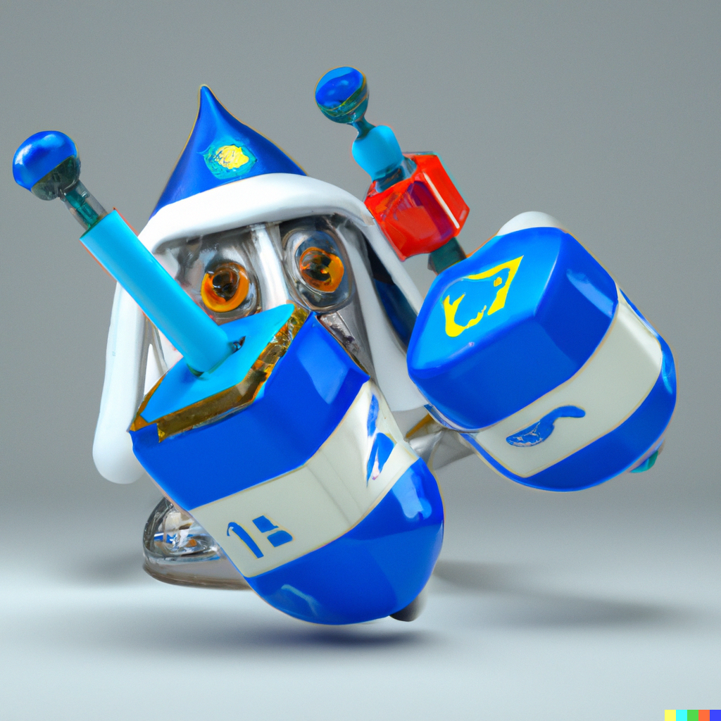 A dreidling robot?